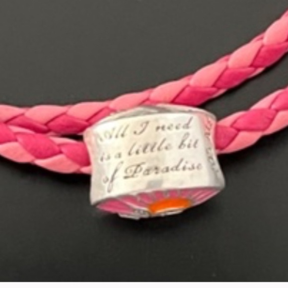 PANDORA Authentic Sterling Silver Tropical Sunset Charm CZ & Enamel. Retired. - Picture 3 of 3